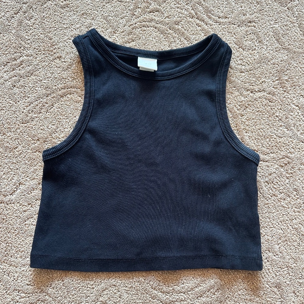 h&m black tank